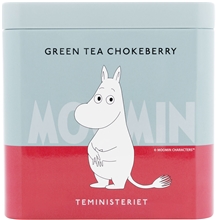 100 gram - Moomin Green Tea Chokeberries Tin