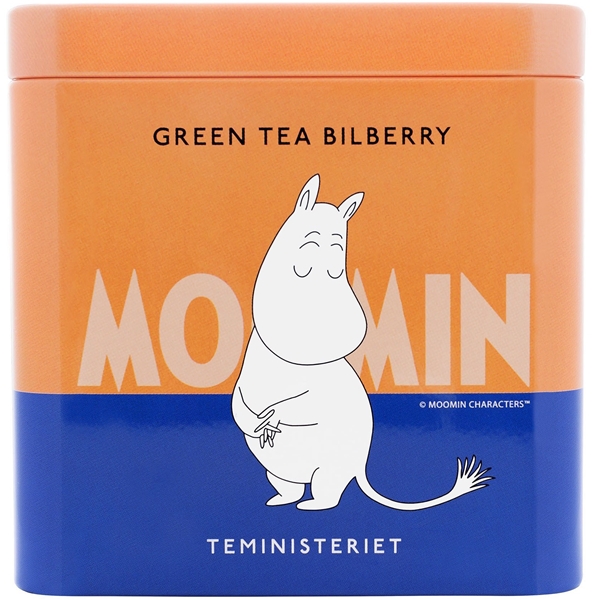 Moomin Green Tea Bilberry Tin