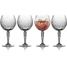 Melodia Gin & tonic glass Krystall 65 cl 4-pakning