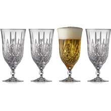 Melodia Ølglass Krystall 40 cl 4-pack