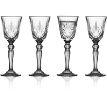 Melodia Snapsglass Krystall 5 cl 4-pakning