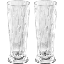 Club No. 11 Ølglass Plast 500 ml 2-pakning