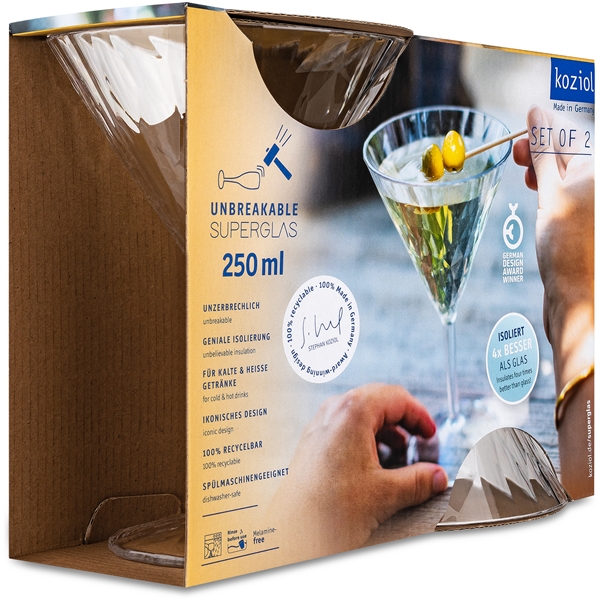 Club No. 12 Martiniglass Plast 250 ml 2-pakning (Bilde 2 av 8)