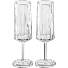 Club No. 14 Champagneglass Plast 100 ml 2-pakning