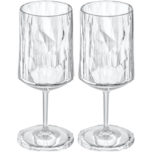 Club No. 4 Rødvinsglass Plast 300 ml 2-pakning
