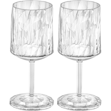 Club No. 9 Hvitvinsglass Plast 200 ml 2-pakning