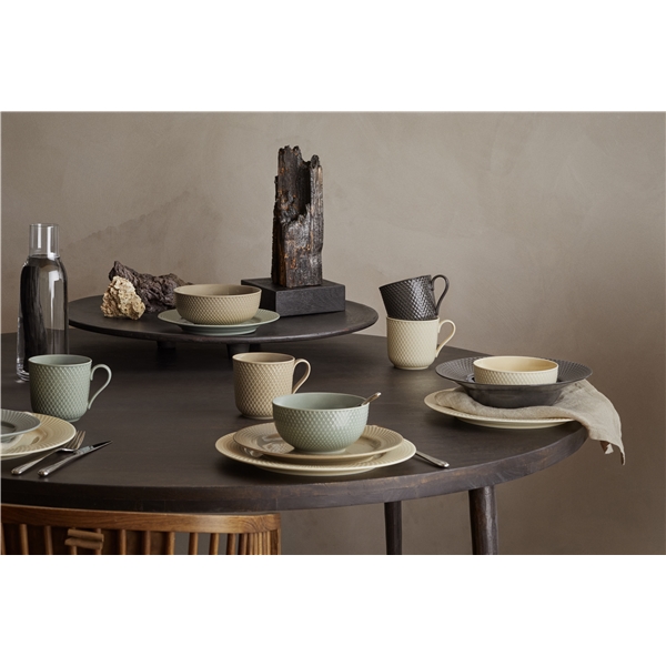 Lyngby Rhombe Earth Lunsjtallerken 23 cm (Bilde 5 av 5)