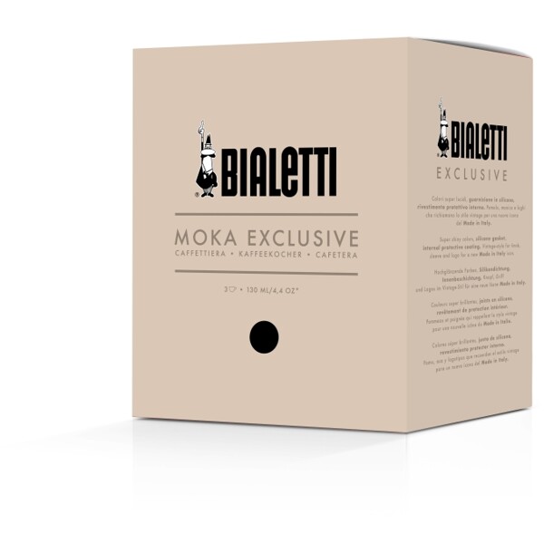 Bialetti Kaffekoker Moka Exclusive Svart (Bilde 2 av 2)