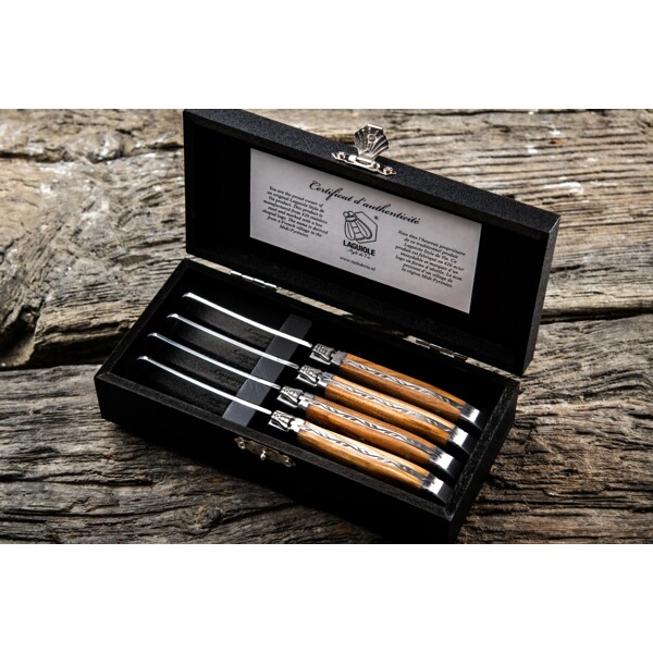 Smørkniv Laguiole Oliv 4-pack (Bilde 4 av 6)