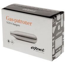 Exxent N2O-patroner for kremdispensere 10-pakning