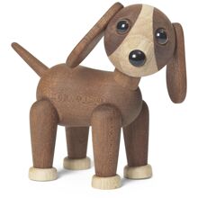 Twix Hund Tredekorasjon Mahogni