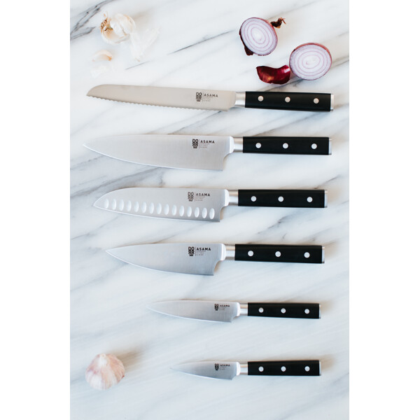 Asama Santoku kokkekniv (Bilde 4 av 4)