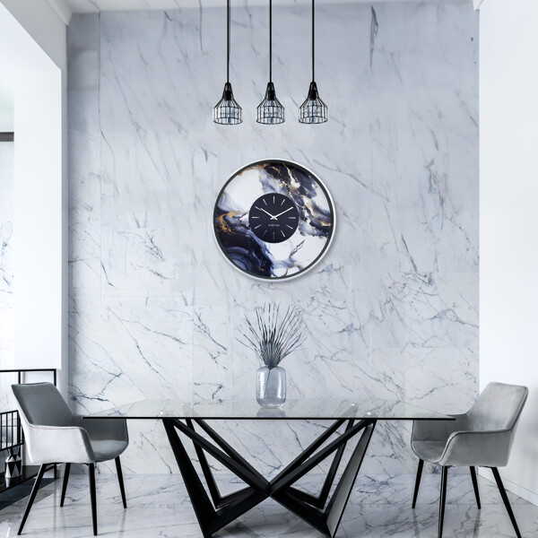 Marble Duo Veggklokke 48 cm (Bilde 5 av 6)