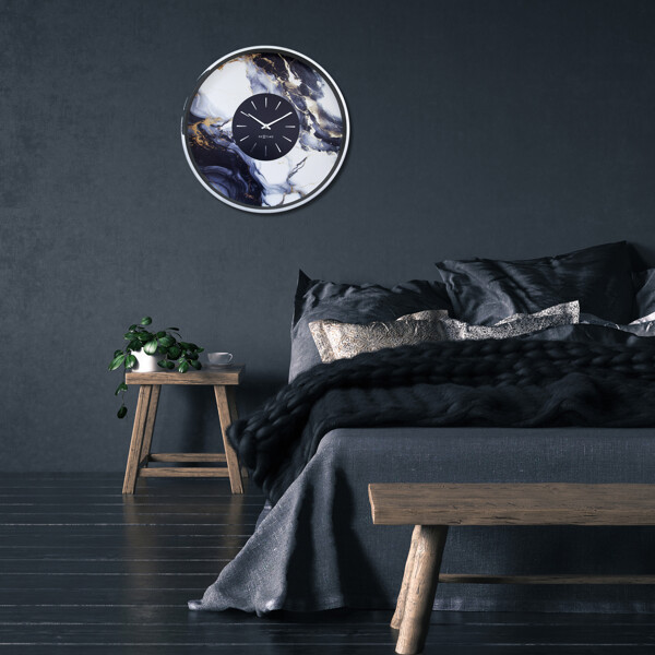 Marble Duo Veggklokke 48 cm (Bilde 6 av 6)