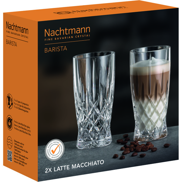 Noblesse Barista Latte Glass 35cl 2-pack (Bilde 4 av 4)