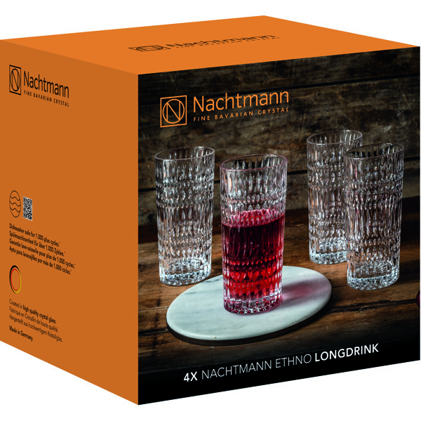 Ethno Longdrinkglass 43,4cl 4-pack (Bilde 5 av 5)