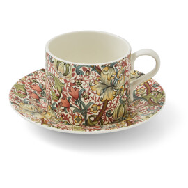 Morris & Co Tekopp & fat 0,28 L 1 set Golden Lily