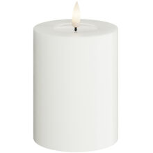 Hvit - LED-blokklys 7,5x10 cm