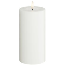 Hvit - LED Blokklys 7,5x15 cm