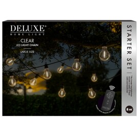 LED Ljusslinga Clear Startpaket 8 meter