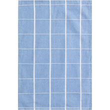 KL Kjøkkenhåndkle Rutet Resirkulert Blå