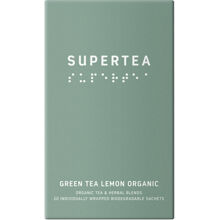 SUPERTEA Grønn Te Sitron Økologisk