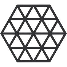 Gryteunderlag Trekanter 16 cm Sort