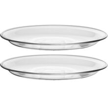 19,5 cm - Transparent - Innocent Tallerken 2-Pack