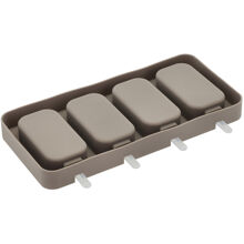 Iskremform for 4 stk Classic silikon 1 set Latte