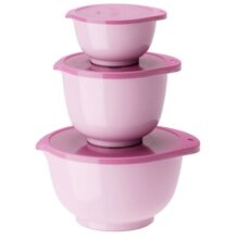Margrethe-skålsett med 6 deler – Rosa sløyfe 1 set
