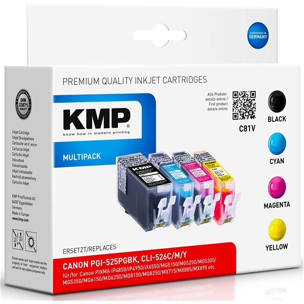 KMP C81V - Canon PGI-525PG PGI-526