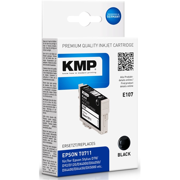 KMP E107 - Epson T0711 Black