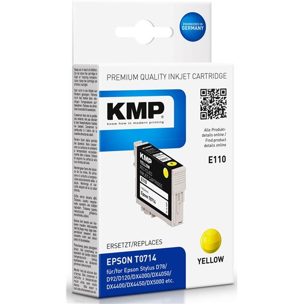 KMP E110 - Epson T0714 Yellow