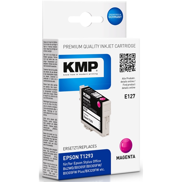 KMP E127 - Epson T1293 Magenta