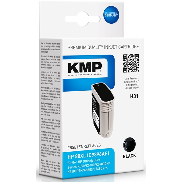 KMP H31 - HP 88XL Black