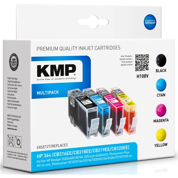 KMP H108V - HP 364 B/C/M/Y
