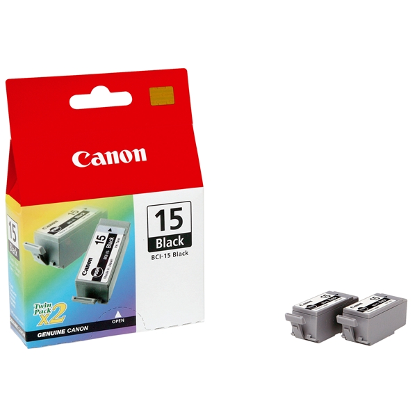 Canon BCI-15BK Black 2-p