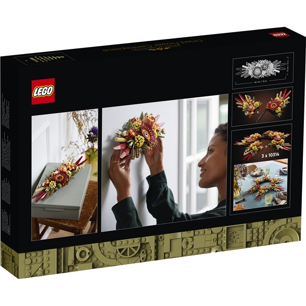 10314 LEGO Icons Dekorasjon Tørkede Blomster (Bilde 2 av 6)