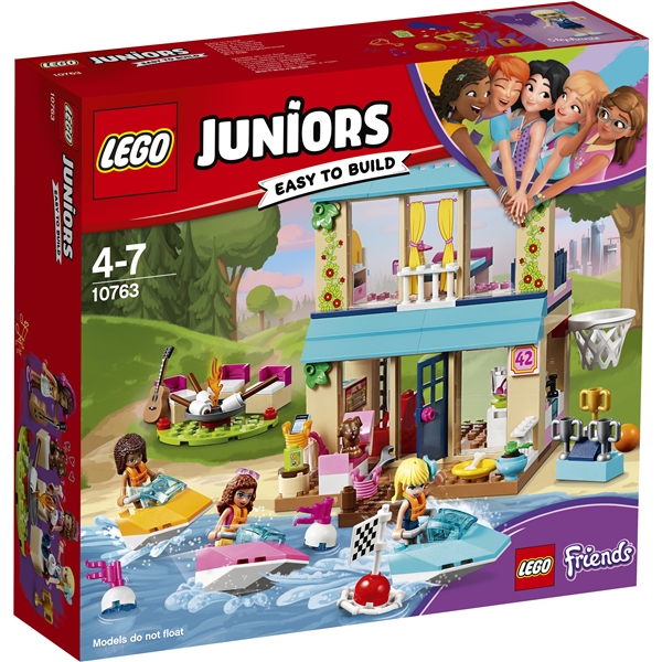 10763 LEGO Juniors Stephanies strandhus (Bilde 1 av 6)