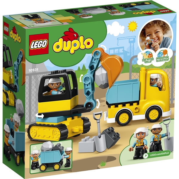 10931 LEGO Duplo Town Lastebil og beltegravemaskin (Bilde 2 av 6)