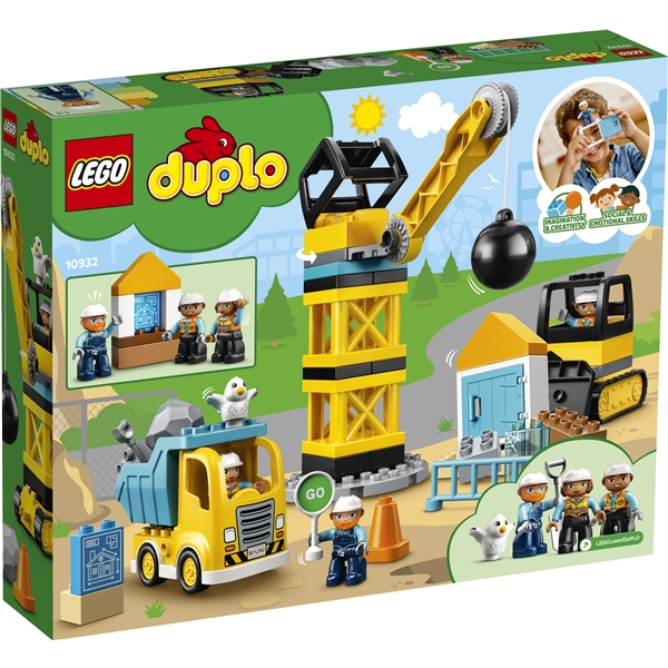 10932 LEGO Duplo Town Byggearbeid med rivningskule (Bilde 2 av 7)