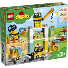 10933 LEGO Duplo Town Byggearbeid med tårnkran