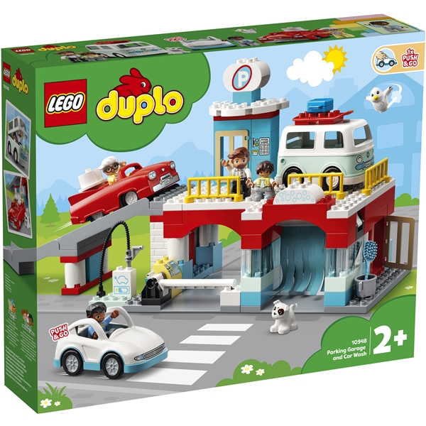 10948 LEGO Duplo Parkeringshus og bilvask (Bilde 1 av 3)