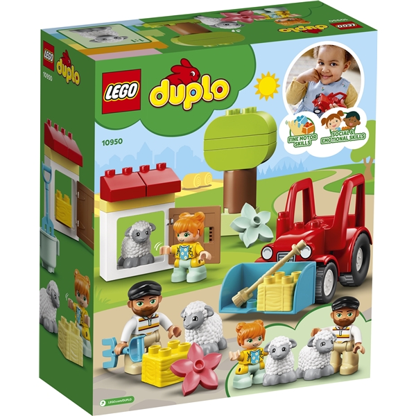 10950 LEGO Duplo Traktor og Dyrepleie (Bilde 1 av 4)