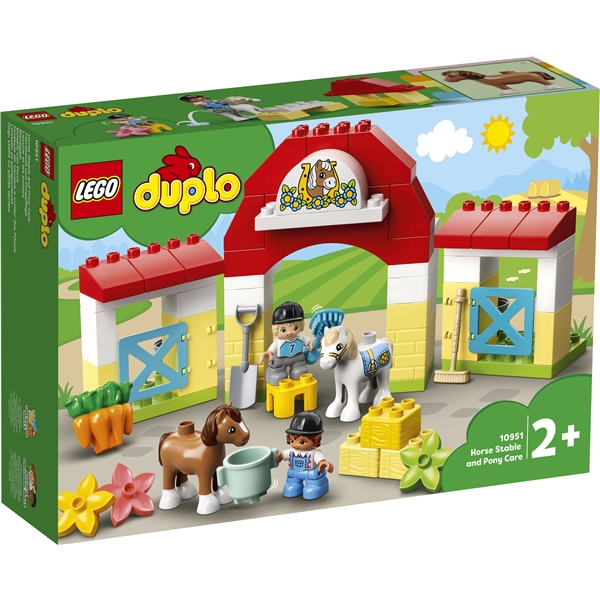 10951 LEGO Duplu Hestestall og ponnipleie (Bilde 1 av 3)