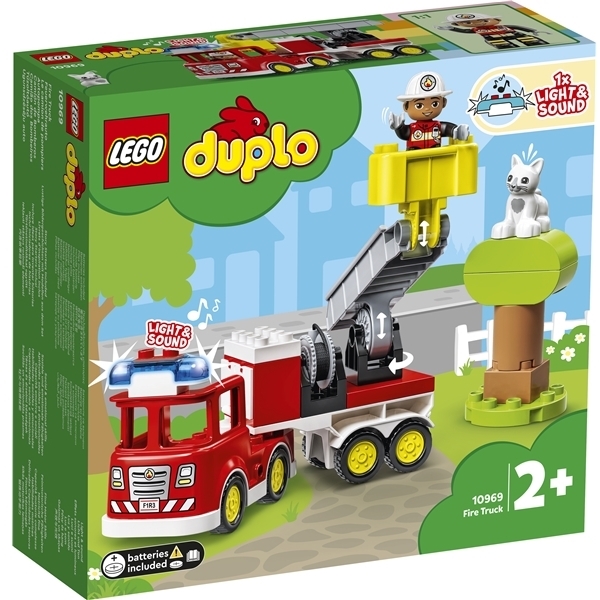 10969 LEGO Duplo Brannbil (Bilde 1 av 6)