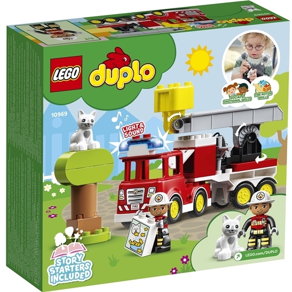 10969 LEGO Duplo Brannbil (Bilde 2 av 6)