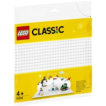 11010 LEGO Classic Hvit basisplate