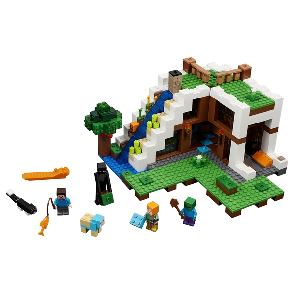 21134 LEGO Minecraft Basen ved fossen (Bilde 1 av 8)