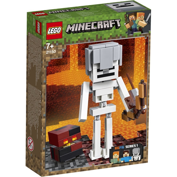 21150 LEGO Minecraft BigFig Skjelett med Magmakube (Bilde 1 av 3)
